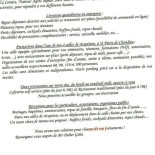 La Comète Cardápio