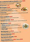 Le Falafel menu