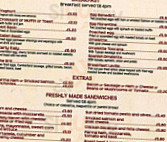 Cafe Laville menu