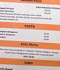 Grant Pizza Place menu