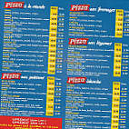 Allo Pizza Péï menu
