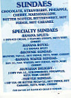 Schneider's Sweet Shop menu