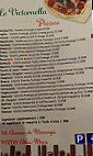 Le Victornella menu