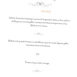 Parenthèse Cardápio