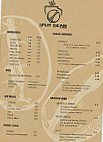 Split Bean Cafe menu