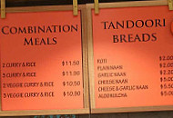 Tandoori Connection menu