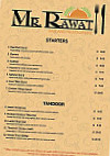 Mr Rawat Bar And Restaurant menu