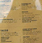 Taco Bill Mexican Restaurant menu