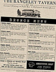 The Rangeley Tavern menu