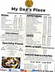 My Dad's Place menu