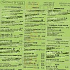 The Tradesman's Entrance Cafe menu