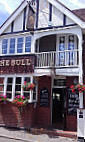 The Bull outside