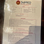 Tapped Brick Oven Pour House menu