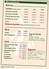 Le Meunier menu