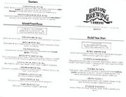 Bigelow Brewing Company menu