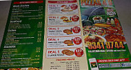 Pizzas 4 U menu