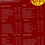 Tasty Ray's Cardápio