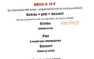 Mazurka menu