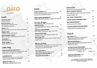 Airo menu