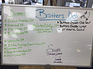 Brothers Deli menu