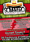 El Sombrero menu