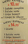 La Creperie Du Port menu