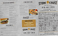 Anchor Stone Deck Pizza menu