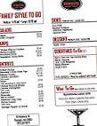 Red's Kitchen And Tavern menu
