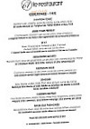 61 Le Restaurant menu