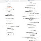 L'auberge De L'ecluse menu