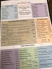 John Boys Cafe menu