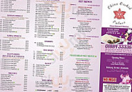 China Orchid Palace menu