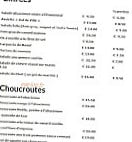 choucrouterie menu