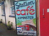 Axminster Station Cafe outside