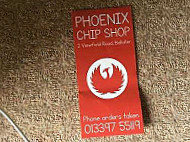 Phoenix Chip Shop menu