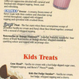 Friendly's Cardápio