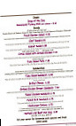 Monzi's Cafe menu