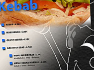 Kebab House menu