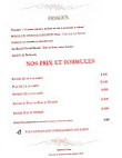 Brasserie le Tram menu