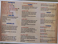 Thai Bangkok Street Food menu