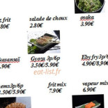 Chez Oki Cardápio
