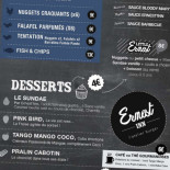 Ernest'Inn Cardápio