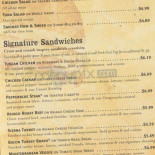 Panera Bread Cardápio