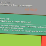 Ethic-table Cardápio