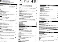 Pier Front menu