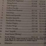 Dragon Chef Cardápio