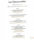 Le Park 45 menu