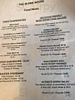 The Blend House menu