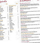 Embers Restaurant menu