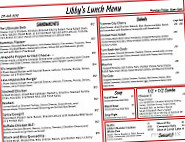 Libby's Cafe menu